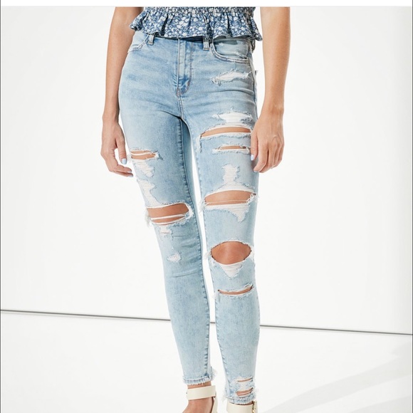 Ripped High Waisted Jeggings | Poshmark